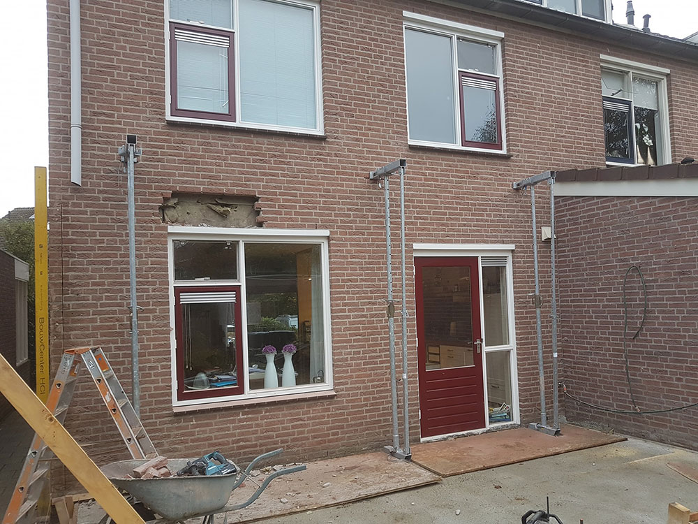Aanbouw & opbouw 2 Ervoor
